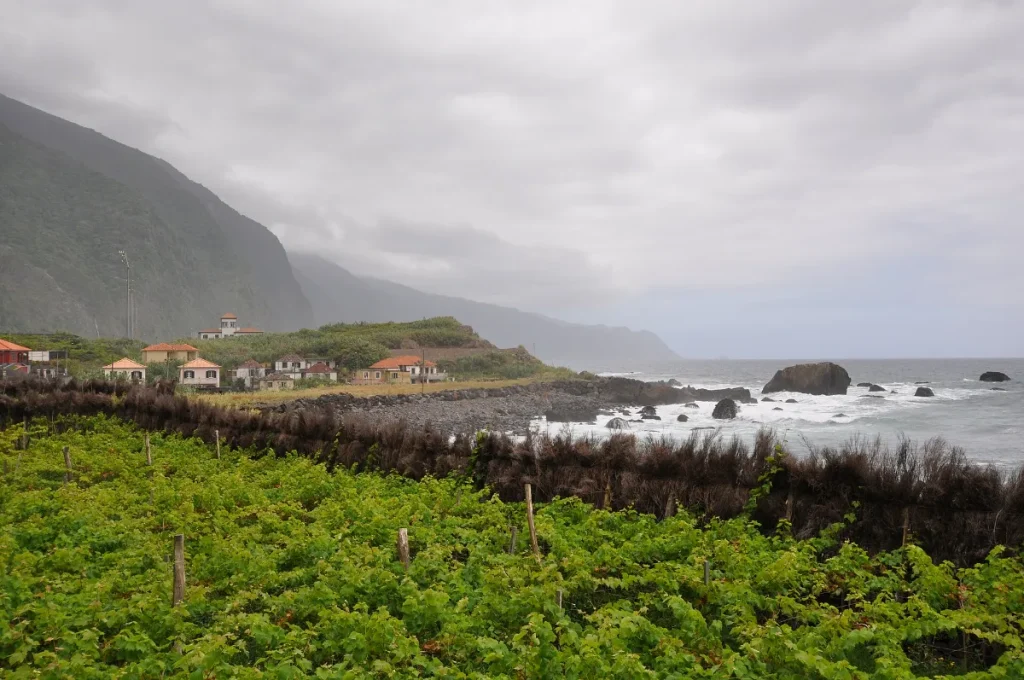 Les environs de São Vicente, à Madère