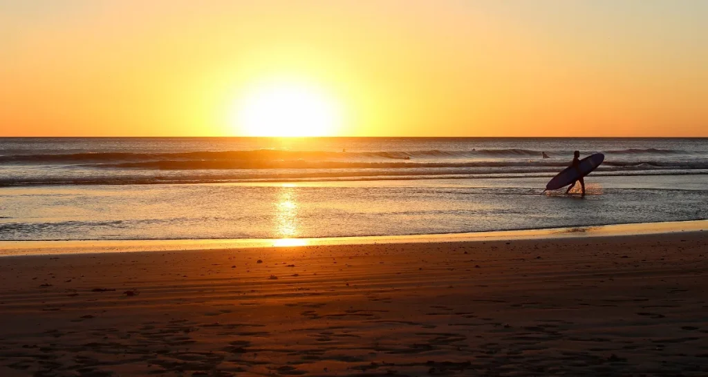 La plage de San Juan del Sur, au Nicaragua